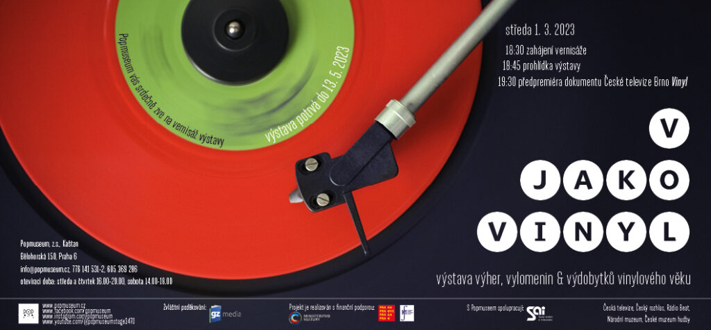 V jako VINYL  v pražském Popmuseu